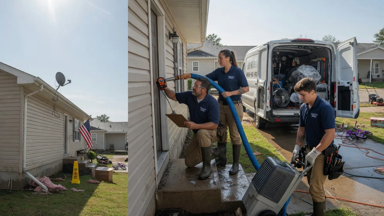 Ceiling Water Damage Restoration in Circleville, OH near me